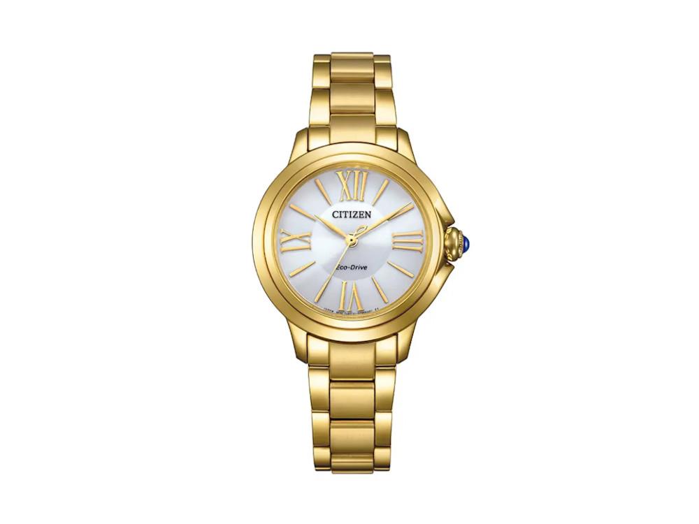 Reloj de Cuarzo Citizen Lady, Eco Drive E031, 31.5 mm, Blanco, EM1162-52A