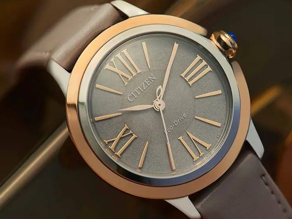 Reloj de Cuarzo Citizen Lady, Eco Drive E031, 31.5 mm, Marrón, EM1166-01Z