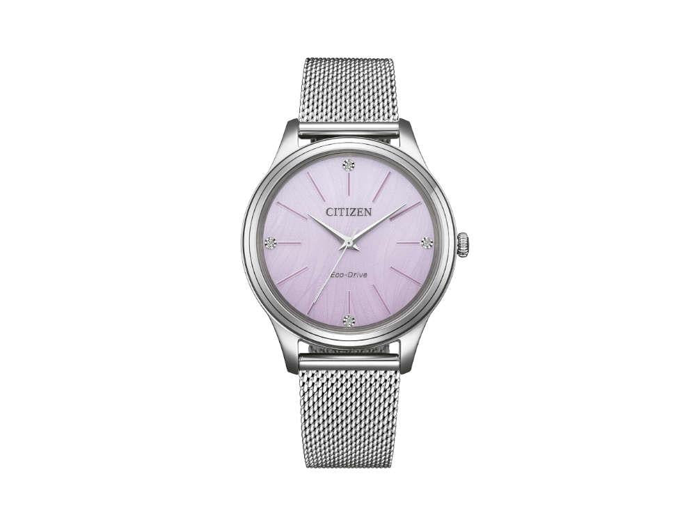 Reloj de Cuarzo Citizen OF Lady Casual, Rosa, 34 mm, 5 atm , EM1220-82X
