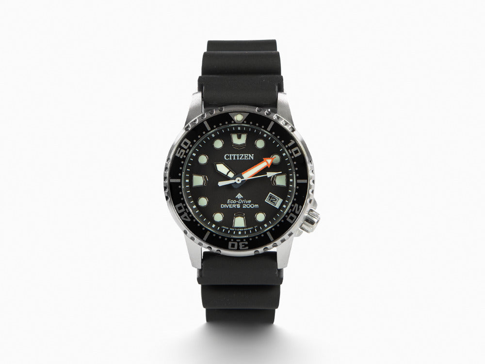 Reloj de Cuarzo Citizen Promaster Aqualand I, 36.5 mm, Negro, 20 atm, EO2020-08E