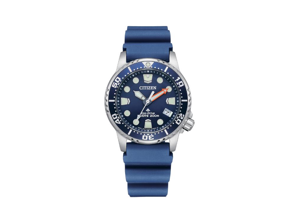 Reloj de Cuarzo Citizen Promaster Aqualand I, 36.5 mm, Azul, 20 atm, EO2021-05L