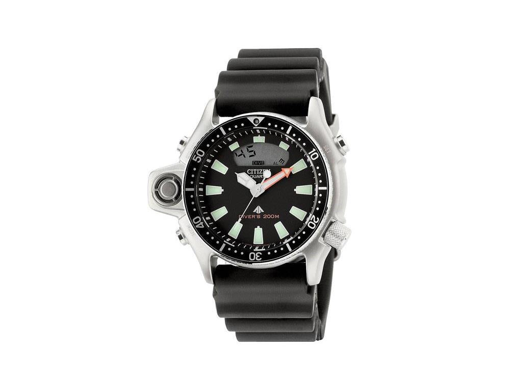 Reloj Citizen Promaster Aqualand I, 50.70 mm, Negro, 20 atm, JP2000-08E