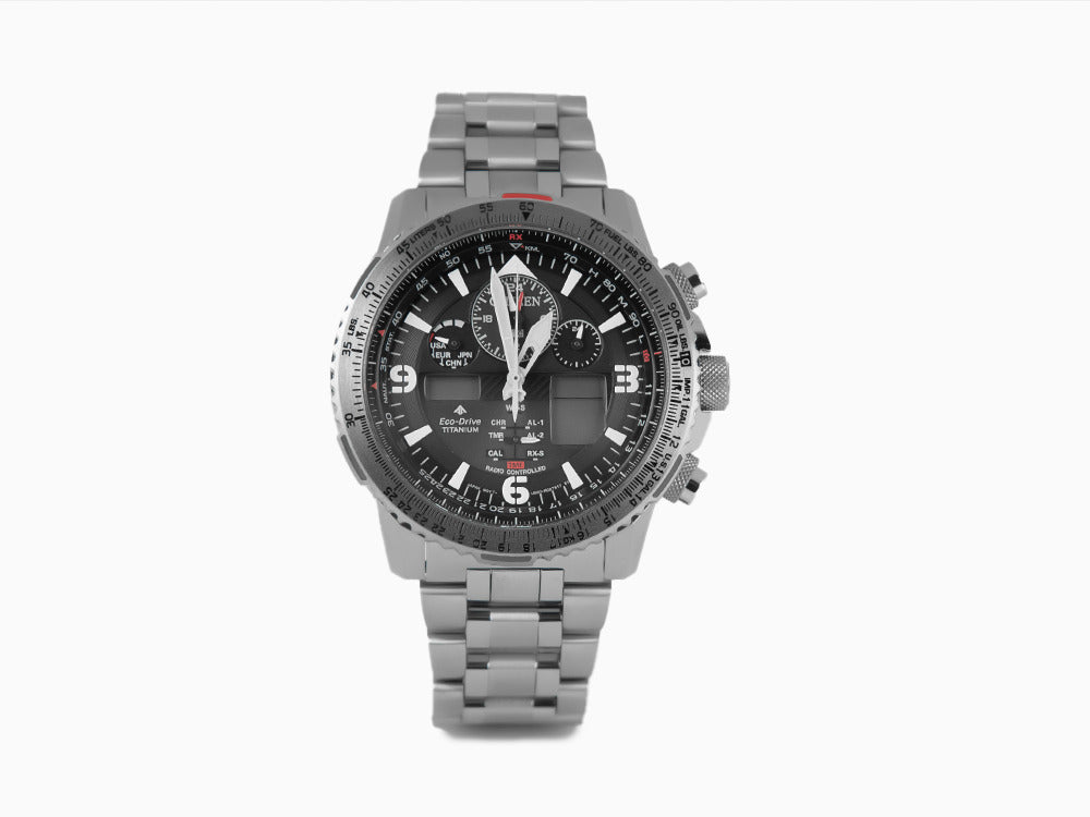 Reloj de Cuarzo Citizen Radio Controlled, Eco Drive U680, Negro, JY8100-80E