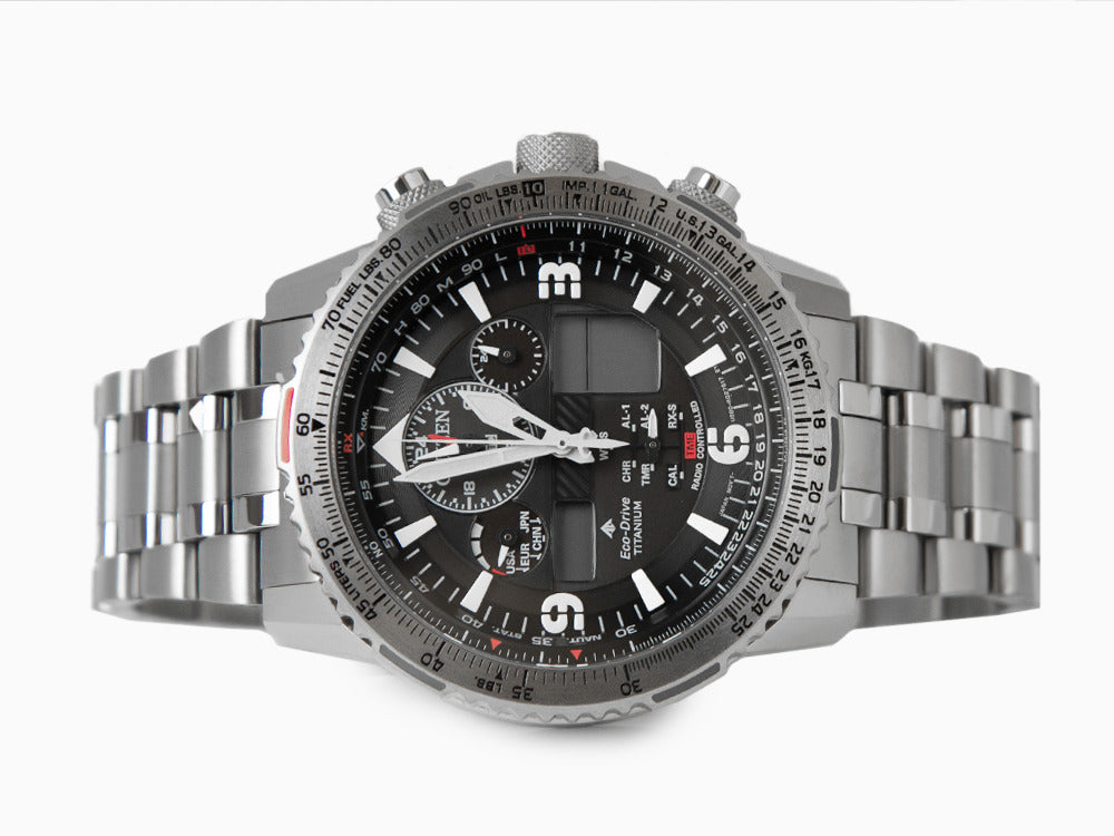 Reloj de Cuarzo Citizen Radio Controlled, Eco Drive U680, Negro, JY8100-80E