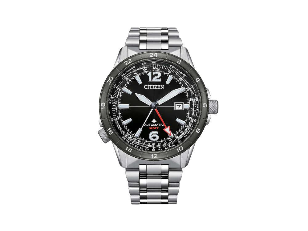 Reloj Automático Citizen Promaster GMT, Negro, 44.5 mm, 10 atm, NB6046-59E