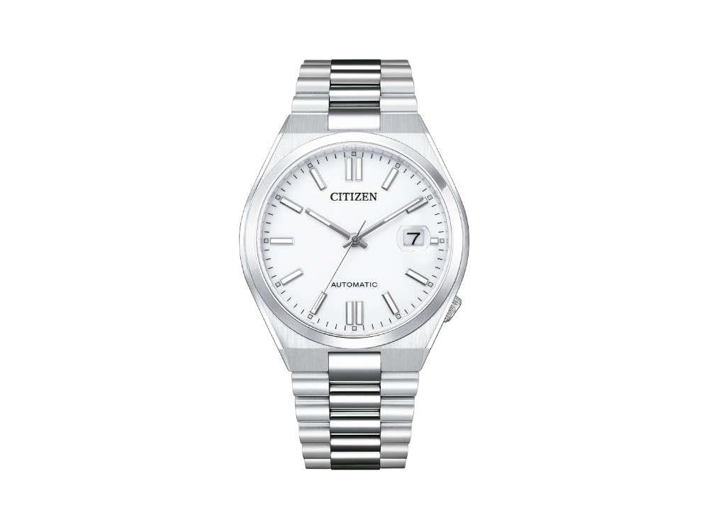 Reloj Automático Citizen Tsuyosa, Citizen 8210, 40 mm, Blanco, NJ0150-81A