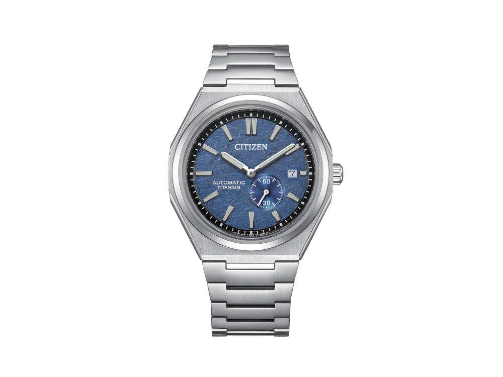 Reloj Automático Citizen Super Titanium, Citizen 8213, 40.5 mm, Azul, NJ0180-80L