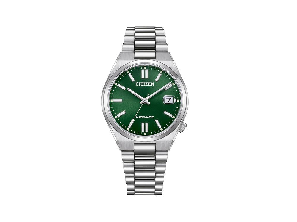 Reloj Automático Citizen Tsuyosa, Citizen 8210, 37 mm, Verde, 10 atm, NJ0200-50X
