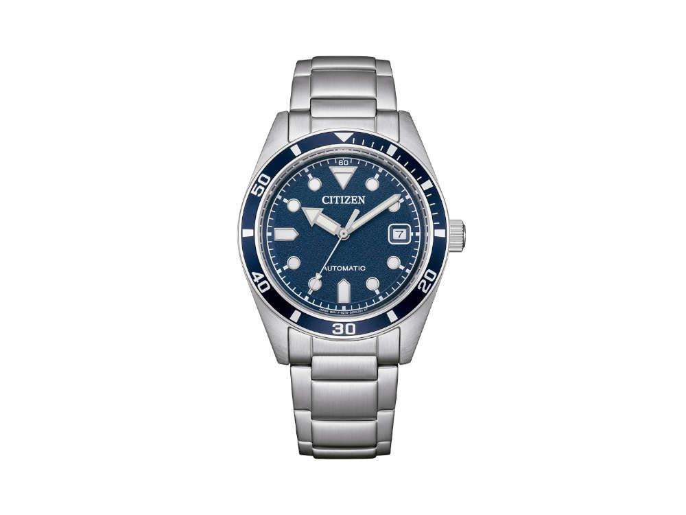 Reloj Automático Citizen OF Unisex, 38,5mm, Azul, 10 atm, NJ0228-51L