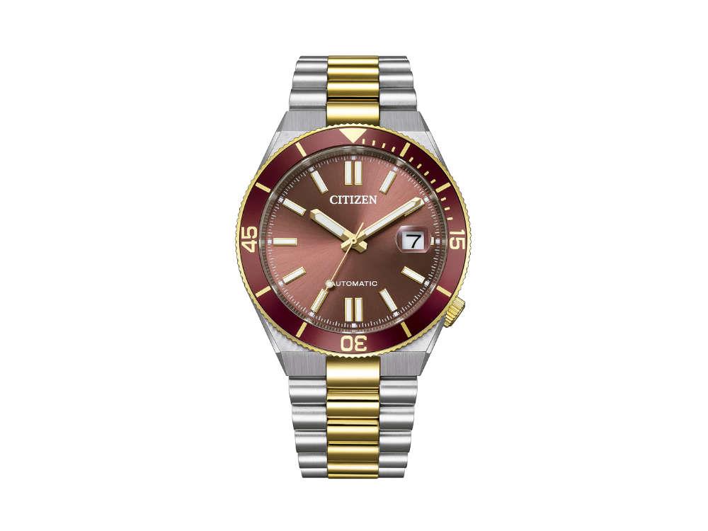 Reloj Automático Citizen Tsuyosa Shore, Citizen 8210, 40 mm, Rojo, NJ0234-58X