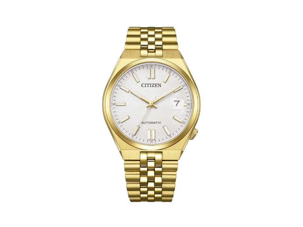 Reloj Automático Citizen Tsuyosa 60, Citizen 8310, 40 mm, Blanco, NK0022-50A