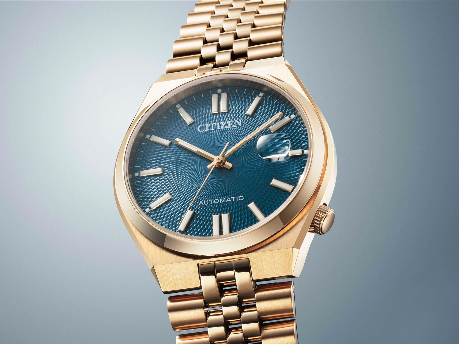 Reloj Automático Citizen Tsuyosa 60, 8310, 40 mm, Azul, NK0023-57L