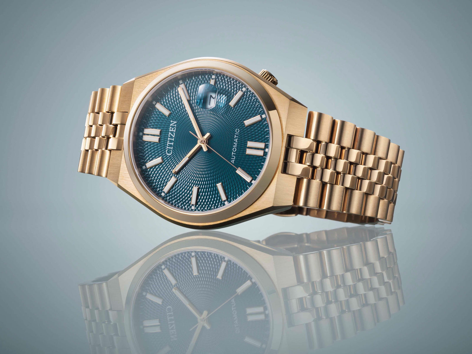 Reloj Automático Citizen Tsuyosa 60, 8310, 40 mm, Azul, NK0023-57L