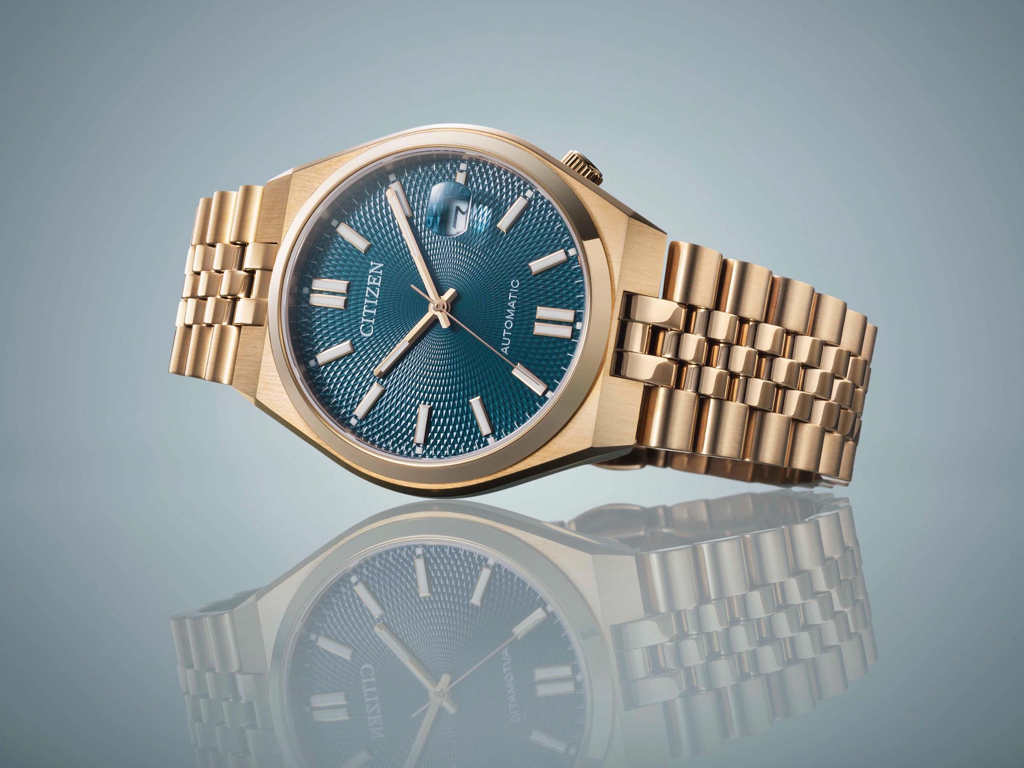 Reloj Automático Citizen Tsuyosa 60, 8310, 40 mm, Azul, NK0023-57L