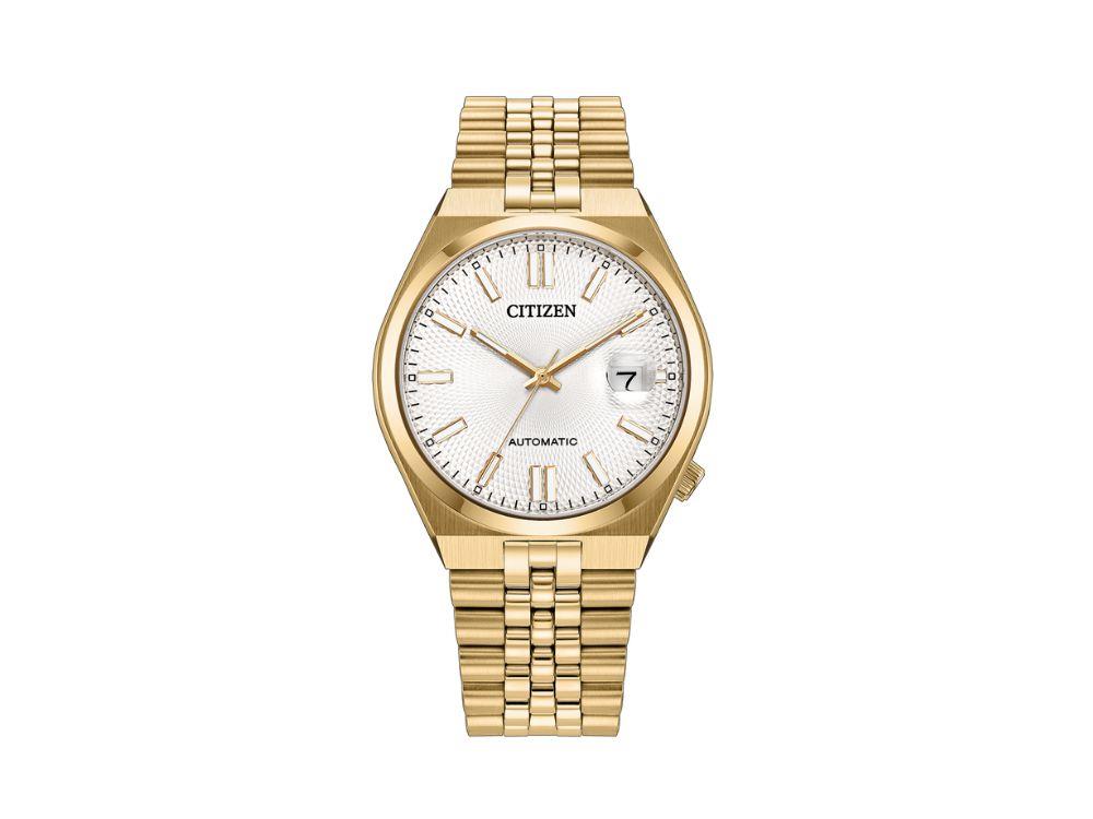 Reloj Automático Citizen Tsuyosa 60, Citizen 8310, 37 mm, Blanco, NK0032-56A