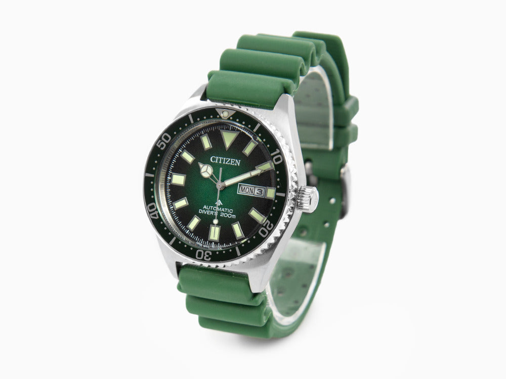 Reloj Automático Citizen Promaster, Verde, 41 mm, 20 atm, NY0121-09X