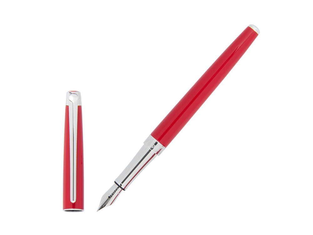 Estilográfica Caran d´Ache Léman Slim Scarlet Red, Laca, Rojo, 4791.770