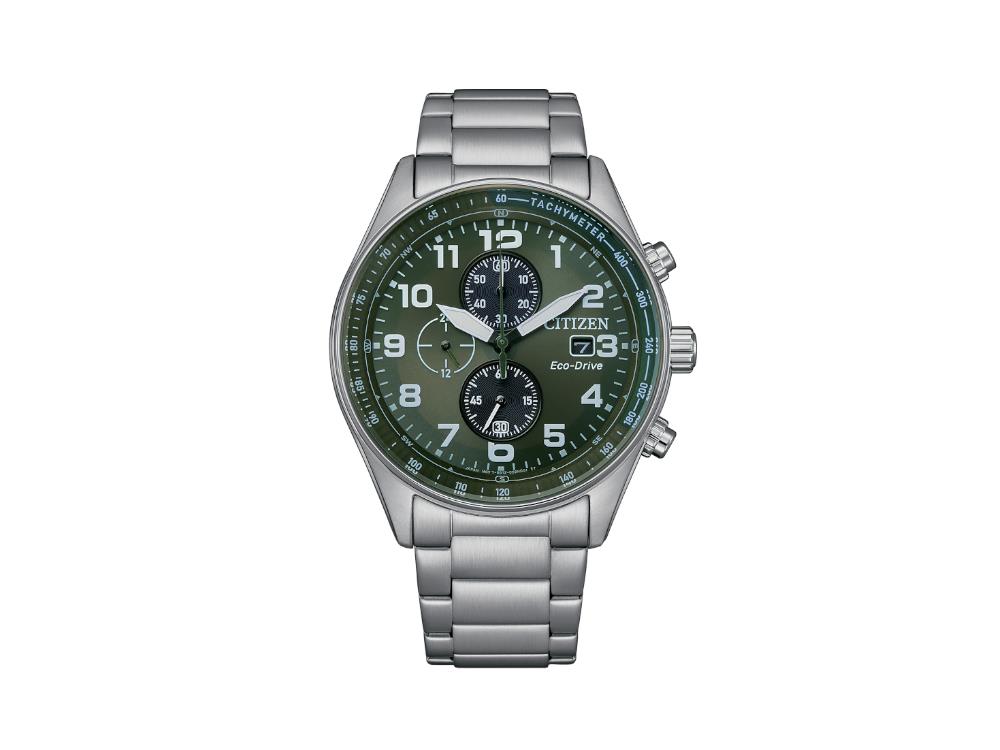 Reloj de Cuarzo Citizen OF, Verde, 43 mm, 10 atm, CA0770-72X
