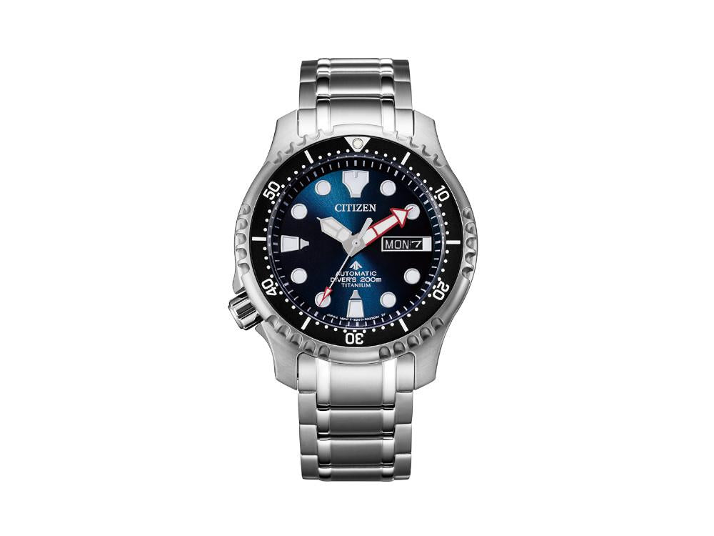 Reloj Automático ST Citizen Promaster, Supertitanium, Azul, 42 mm, NY0100-50M