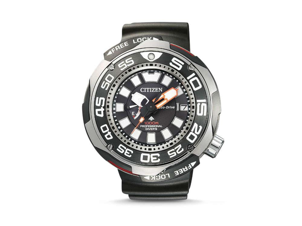 Reloj de Cuarzo Citizen Promaster, J210, 52.5 mm, Negro, 100 atm, BN7020-09E