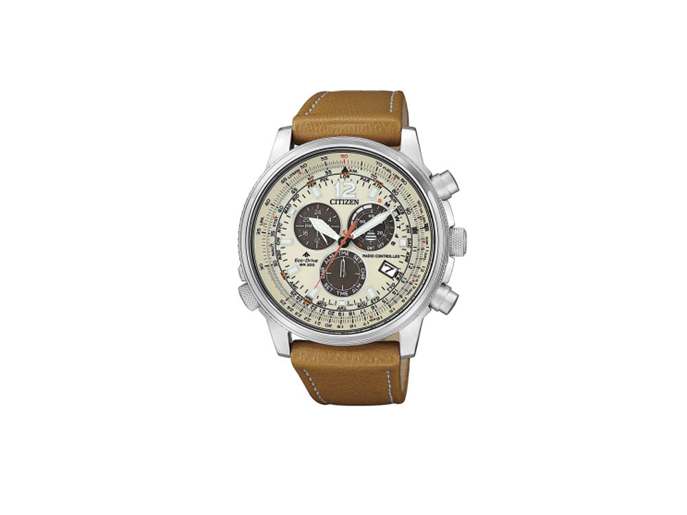 Reloj de Cuarzo Citizen Radio Controlled, ECO DRIVE, 43,8mm, Blanco, CB5860-35X