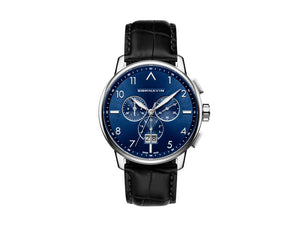 Reloj de Cuarzo Cornavin Big Date, Cronógrafo, 43 mm, Azul, CO.BD.04.L