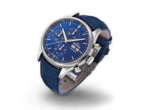 Reloj Automático Delma Heritage Chronograph, Azul, 43 mm, 41601.728.6.041