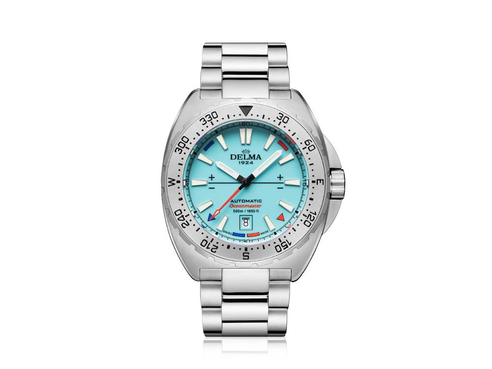 Reloj Automático Delma Diver Oceanmaster Lume, Azul, 44 mm, 41701.670.6.199