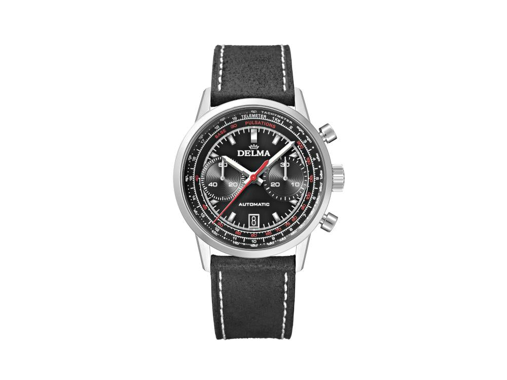 Reloj Automático Delma Racing Pulsometer Continental, Negro, 41701.702.6.039