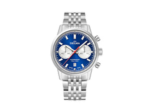 Reloj Automático Delma Racing Continental, Azul, 42 mm, 41701.702.6.041