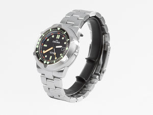 Reloj Automático Delma Diver Quattro, Negro, Edición Limitada, 41701.744.6.038