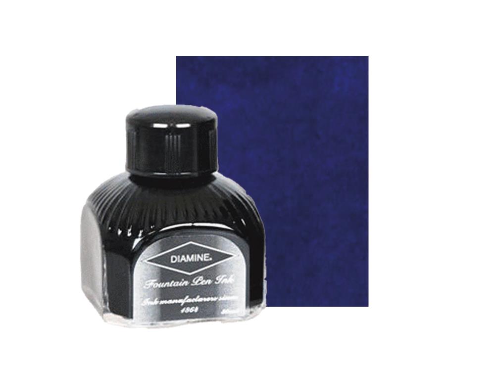 Tintero Diamine, 80ml., Bilberry, Botella de cristal italiano