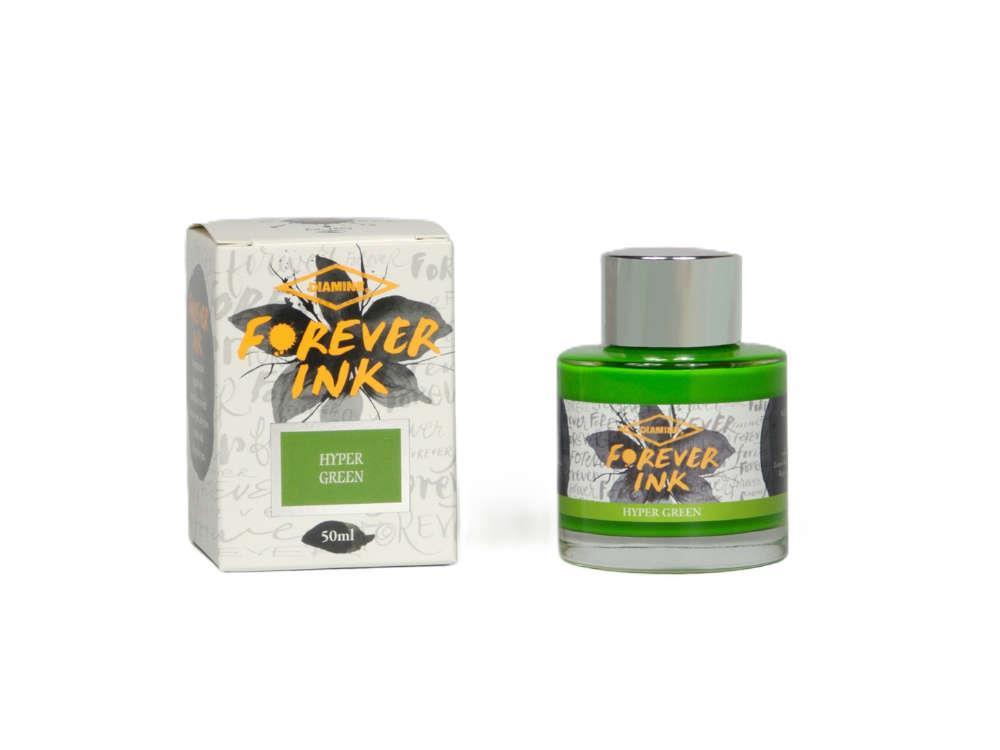 Tintero Diamine Forever Ink Collection-Tinta Permanente Hyper Green, Verde