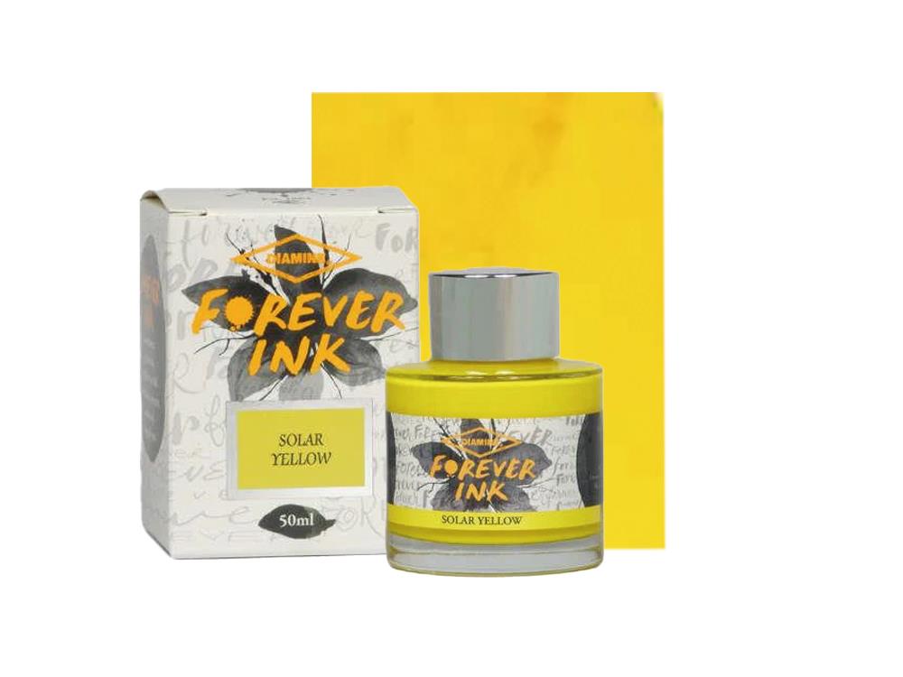 Tintero Diamine Forever Ink Collection -Tinta Permanente Solar Yellow, Amarillo