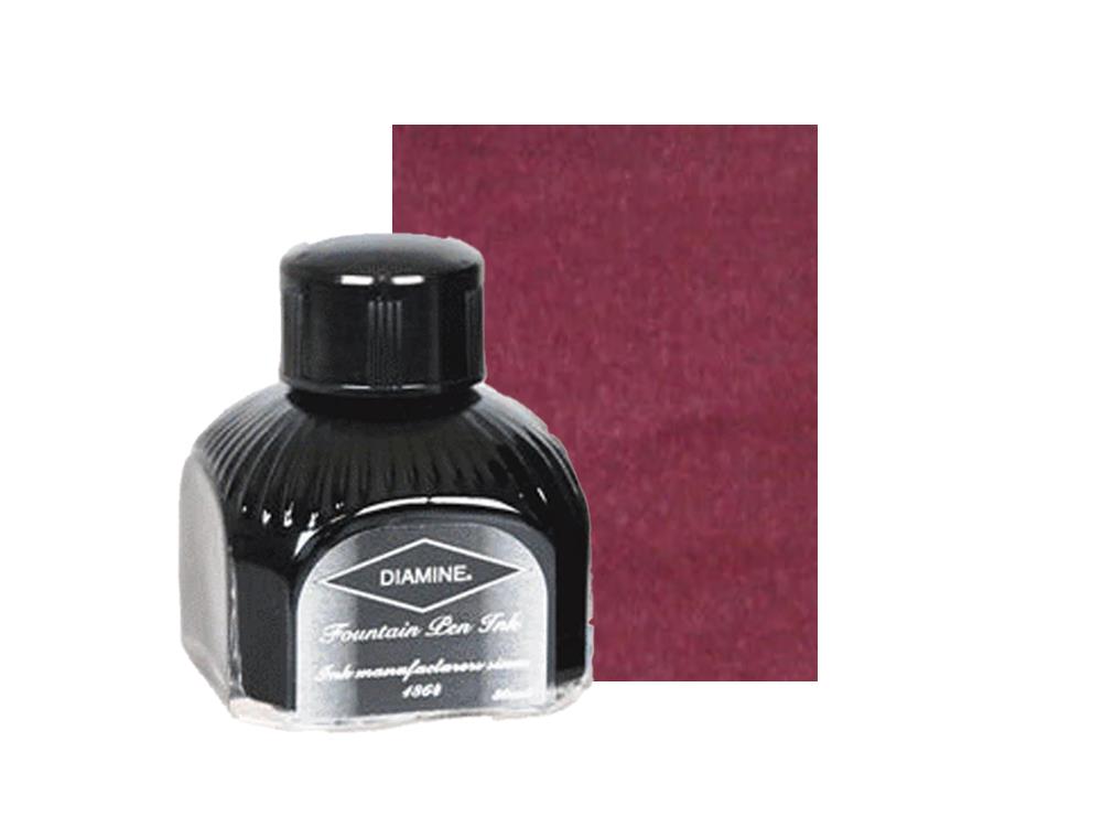 Tintero Diamine Tyrian Purple, 80ml., Botella de cristal italiano