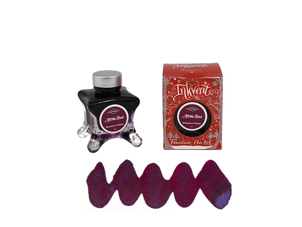 Tintero Diamine All The Best Ink Vent Red, 50ml, Violeta, Vidrio