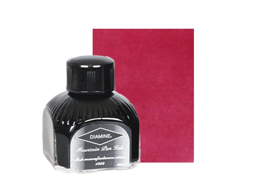 Tintero Diamine Amaranth 80ml., , Botella de cristal italiano