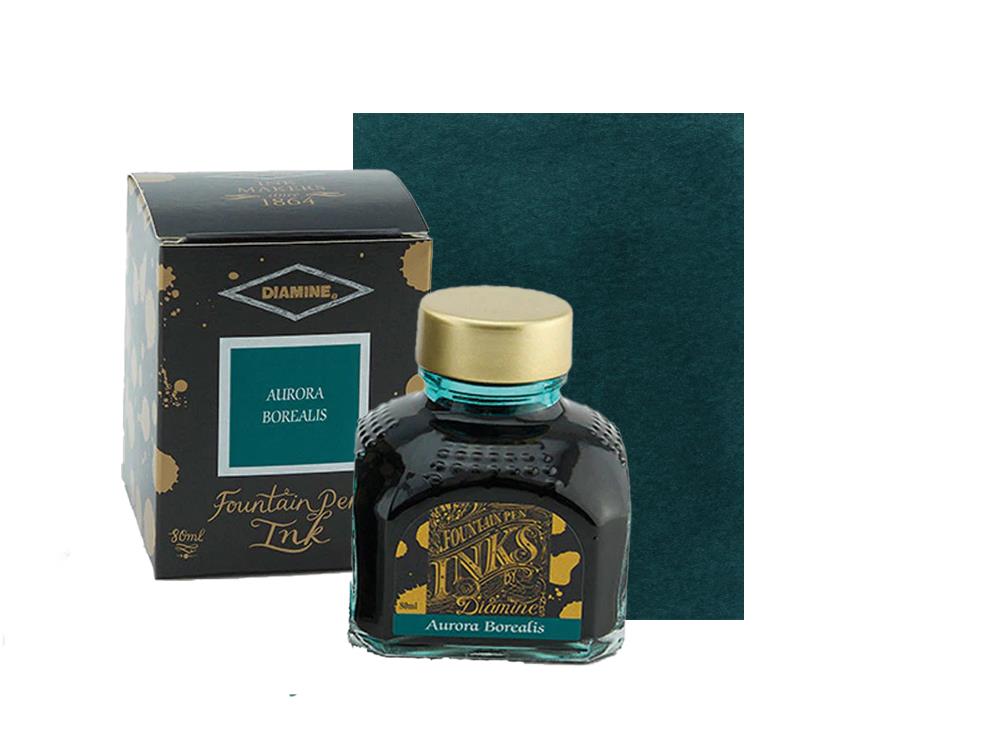 Tintero Diamine Aurora Borealis, 80ml., Cristal
