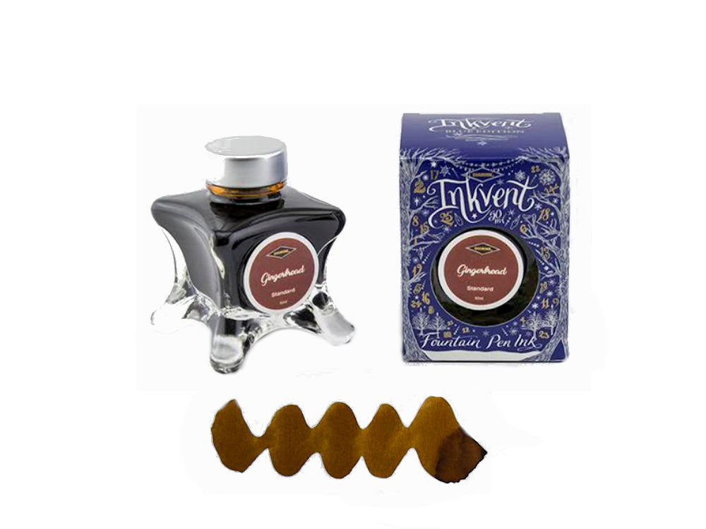 Tintero Diamine Gingerbread, Ink Vent Blue, 50ml, Golden Brown