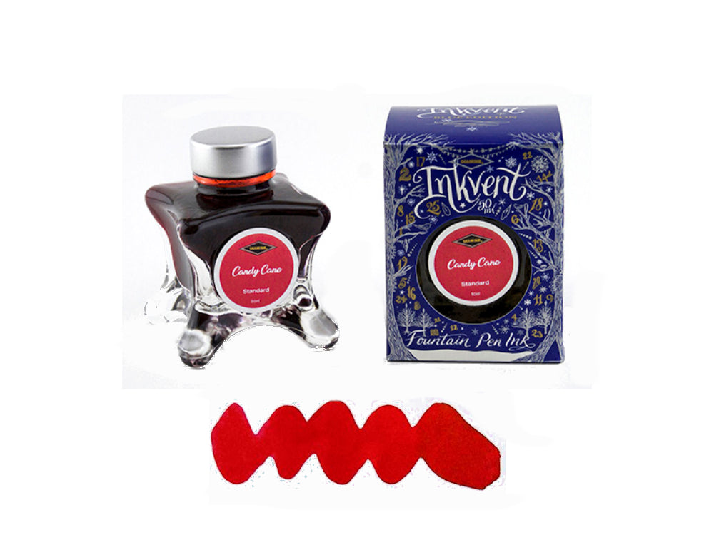 Tintero Diamine Candy Cane, Ink Vent Blue, 50ml, Rojo