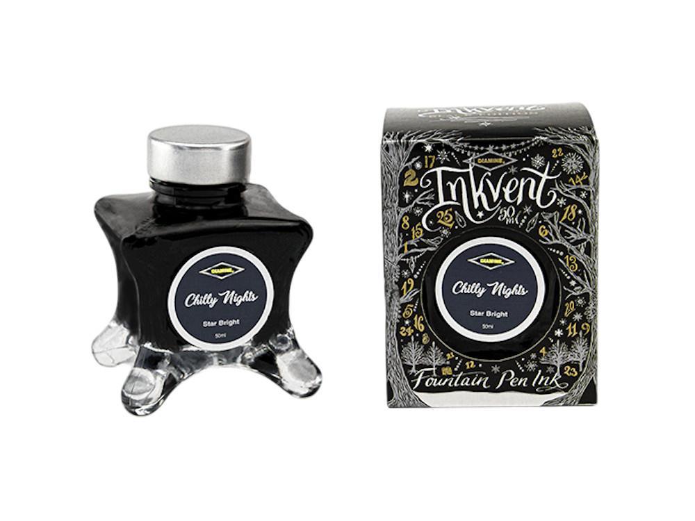 Tintero Diamine Ink Vent Black Star Bright Chilly Nights, 50ml, Negro