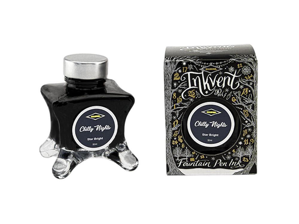 Tintero Diamine Ink Vent Black Star Bright Chilly Nights, 50ml, Negro