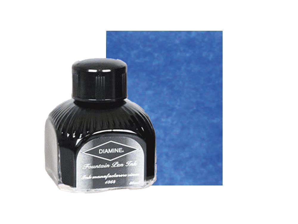 Tintero Diamine China Blue, 80ml., Botella de cristal italiano