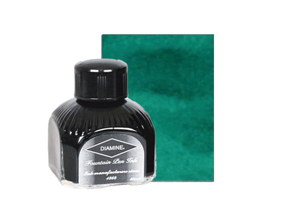 Tintero Diamine Cool Green, 80ml, Botella de cristal italiano