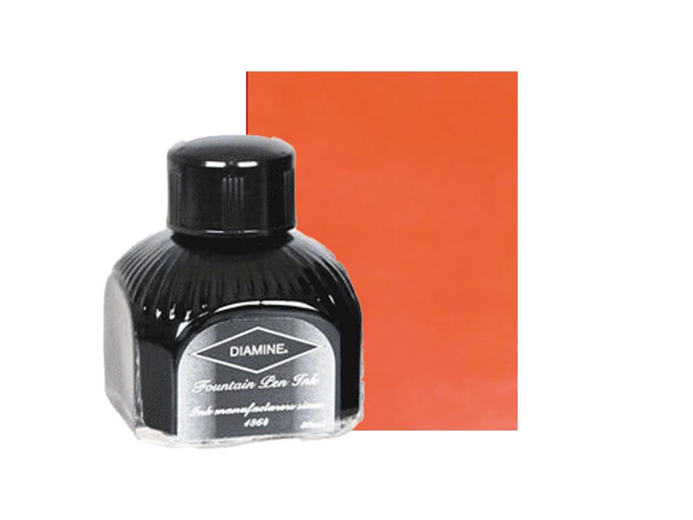 Tintero Diamine Coral, 80ml, Botella de cristal italiano