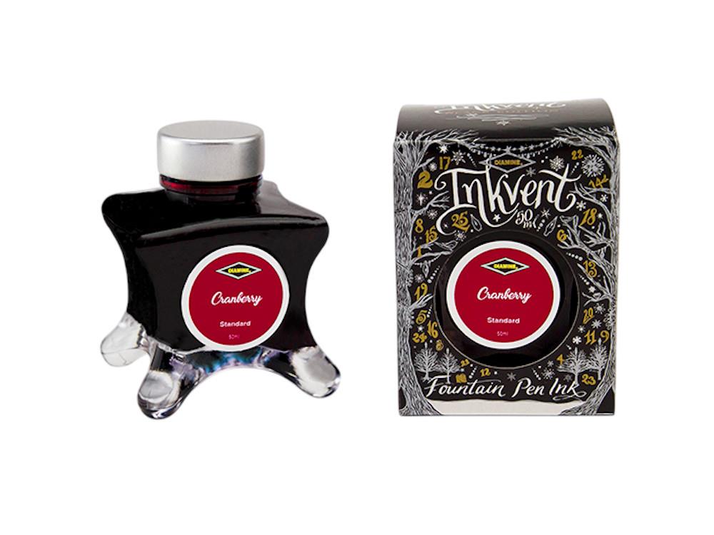 Tintero Diamine Ink Vent Black Standard Cranberry, 50ml, Rojo,