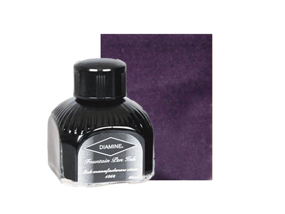Tintero Diamine Damson, 80ml.,Botella de cristal italiano