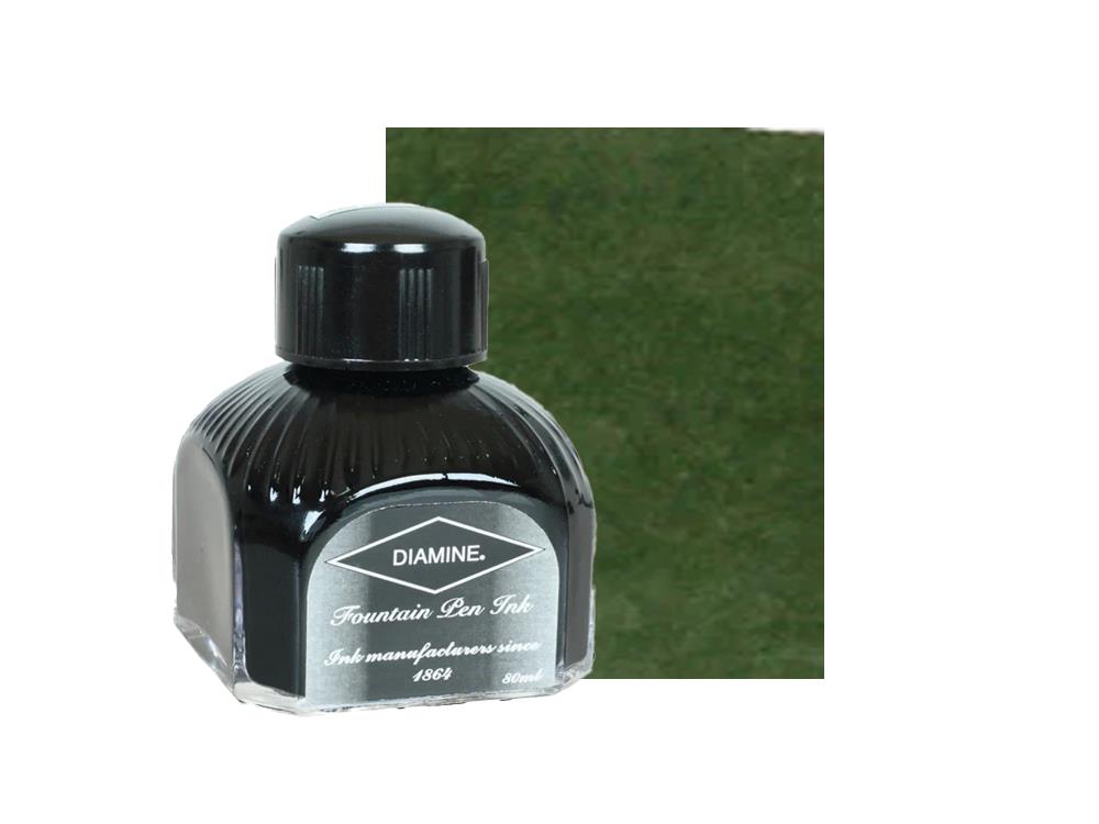 Tintero Diamine Evergreen, 80ml, Botella de cristal italiano