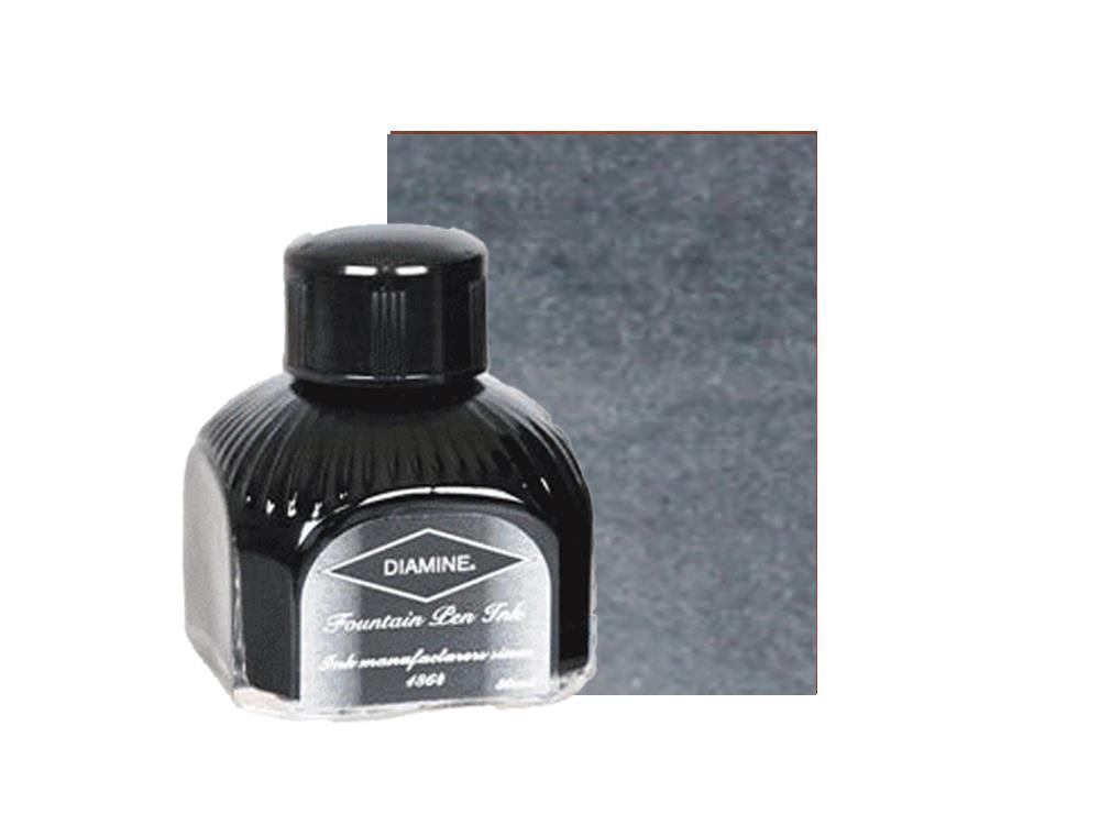 Tintero Diamine Grey, 80ml, Botella de cristal italiano
