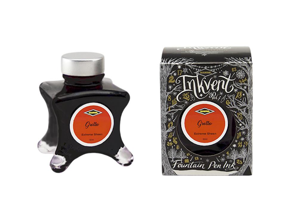 Tintero Diamine Ink Vent Black Extreme Sheen Grotto, 50ml, Naranja